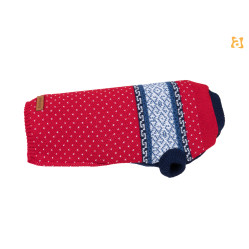 SWETEREK DLA PSA BERGEN 42 CM CZERWONY