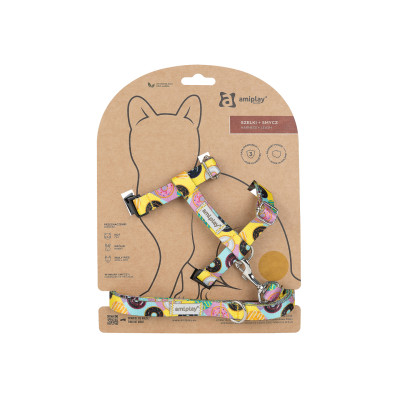 SZELKI + SMYCZ BE HAPPY CAT M DONUT