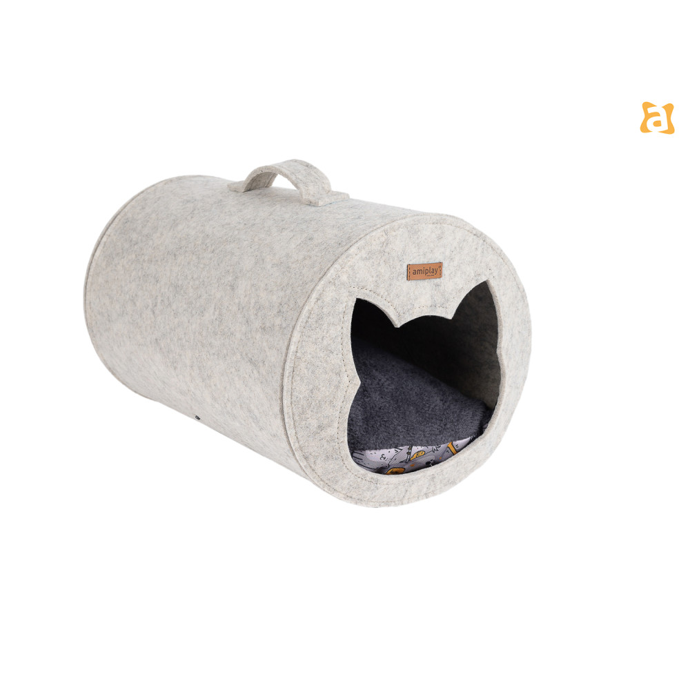TUNEL DLA KOTA QUPRESS 2IN1 HYGGE BEŻ