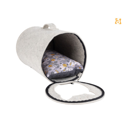 TUNEL DLA KOTA QUPRESS 2IN1 HYGGE BEŻ