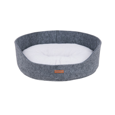 LEGOWISKO OWALNE 2IN1 HYGGE M SZARY