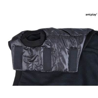 KURTKA PUCHOWA BRONX 37 CM CZARNY