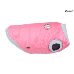 KURTKA PUCHOWA BRONX 33 CM RÓŻOWY