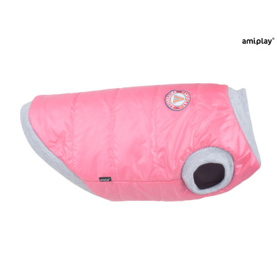 KURTKA PUCHOWA BRONX 33 CM RÓŻOWY