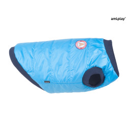 KURTKA PUCHOWA BRONX 33 CM NIEBIESKI