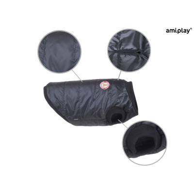 KURTKA PUCHOWA BRONX 29 CM CZARNY