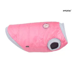 KURTKA PUCHOWA BRONX 25 CM RÓŻOWY