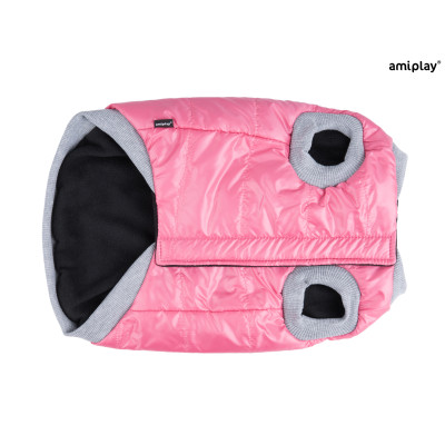 KURTKA PUCHOWA BRONX 25 CM RÓŻOWY