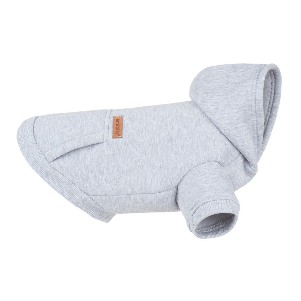 BLUZA Z KAPTUREM TEXAS 45 CM SZARY