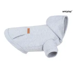 BLUZA Z KAPTUREM TEXAS 30 CM SZARY