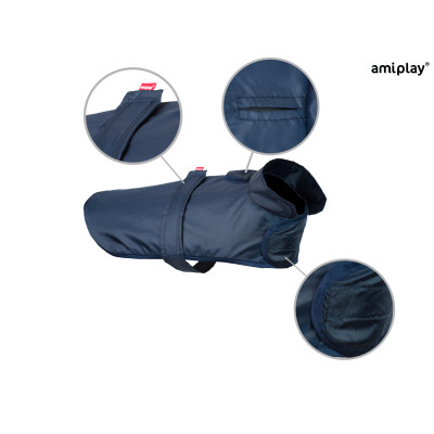PELERYNKA BRISTOL 23CM GRANATOWY