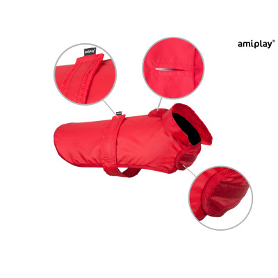 PELERYNKA BRISTOL 23CM CZERWONY