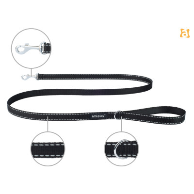 SMYCZ REFLECTIVE L 150CM CZARNY