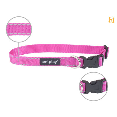 OBROŻA REGULOWANA REFLECTIVE XL ROŻOWY