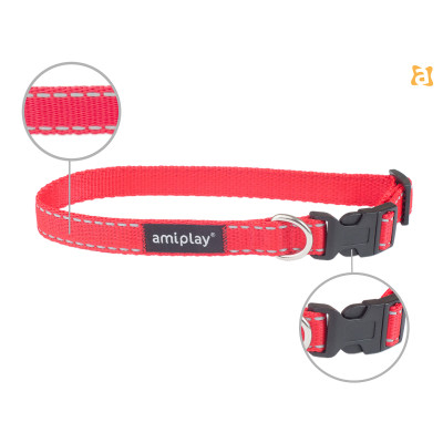 OBROŻA REGULOWANA REFLECTIVE XL CZERWONY