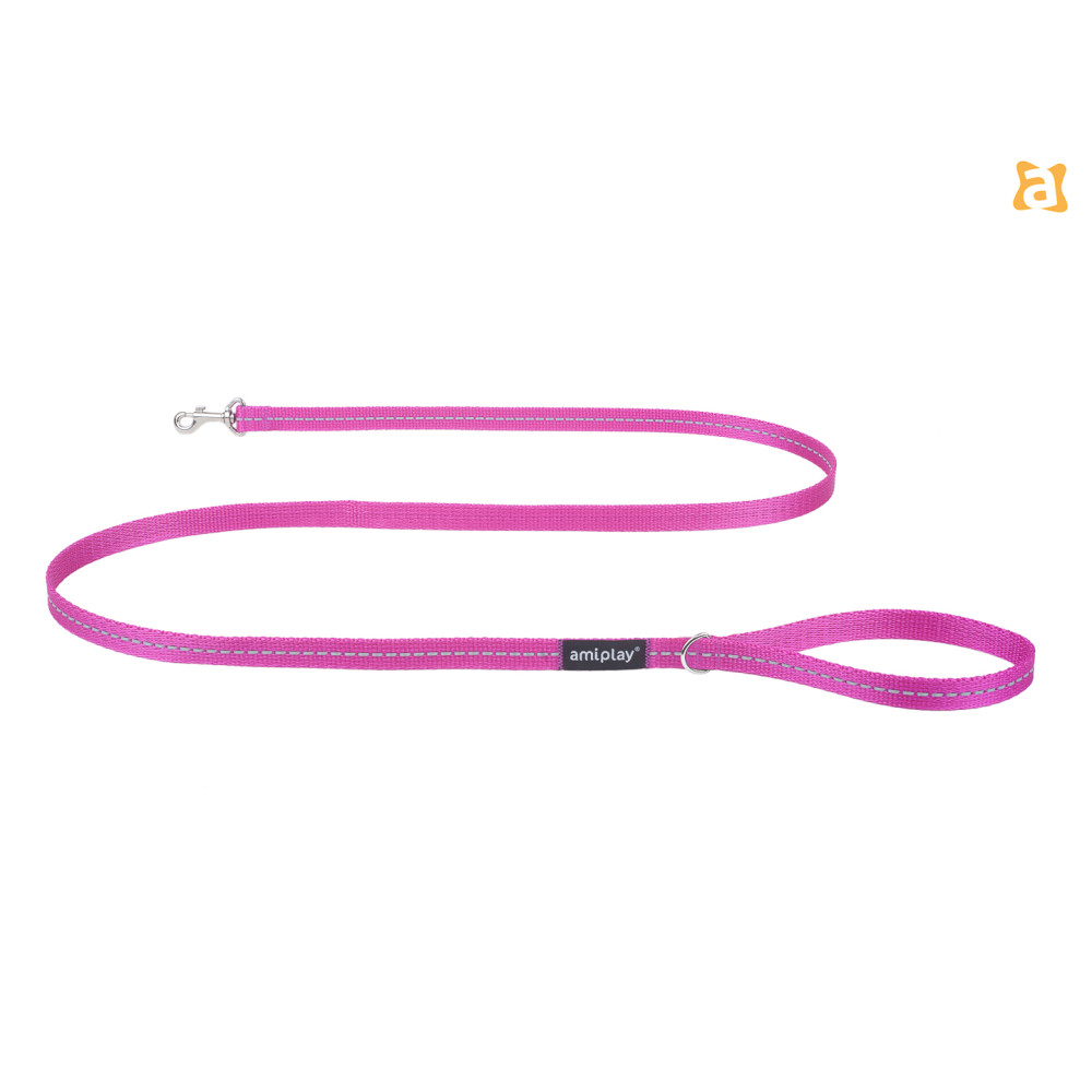 SMYCZ REFLECTIVE M 150CM ROŻOWY