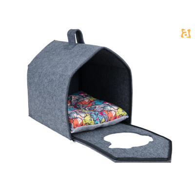 DOMEK DLA PSA QUPRESS 2IN1 HYGGE SZARY