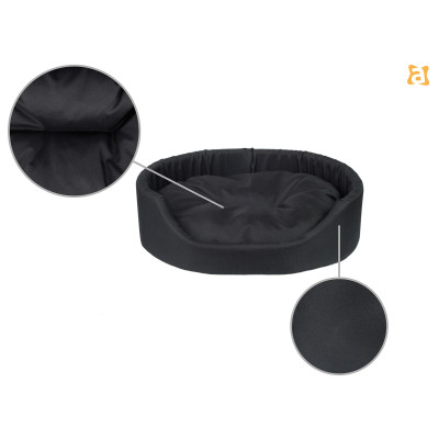 LEGOWISKO OWALNE BASIC XXL CZARNY