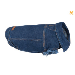 KURTKA DENIM 50 CM GRANATOWY