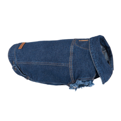 KURTKA DENIM 45 CM GRANATOWY