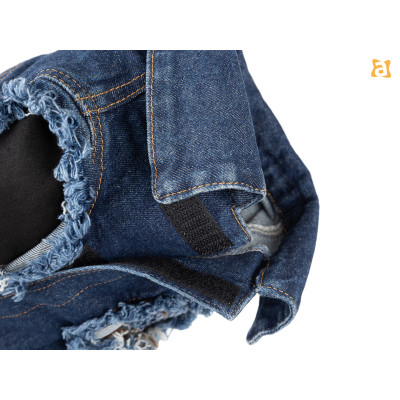 KURTKA DENIM 25 CM GRANATOWY