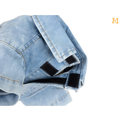KOSZULA DENIM 50 CM NIEBIESKI