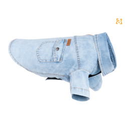 KOSZULA DENIM 45 CM NIEBIESKI
