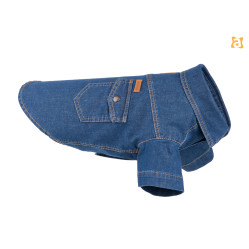 KOSZULA DENIM 40 CM GRANATOWY