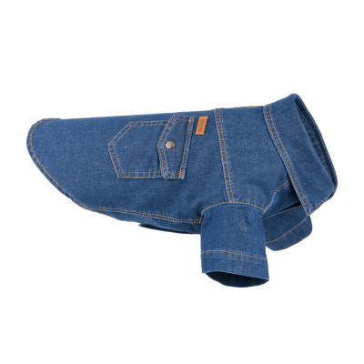 KOSZULA DENIM 40 CM NIEBIESKI