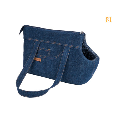 TORBA TRANSPORTOWA DENIM L GRANATOWY