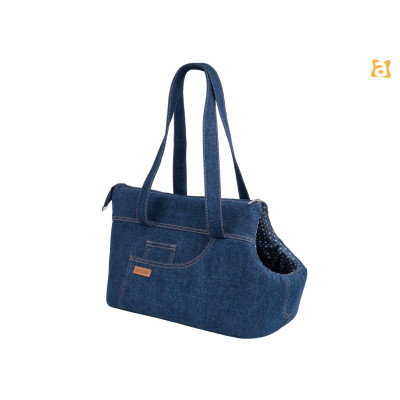 TORBA TRANSPORTOWA DENIM L GRANATOWY
