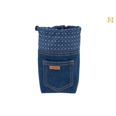 TOREBKA NA PRZYSMAKI DENIM GRANATOWY