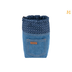 TOREBKA NA PRZYSMAKI DENIM NIEBIESKI