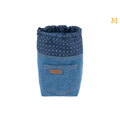 TOREBKA NA PRZYSMAKI DENIM NIEBIESKI