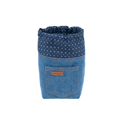 TOREBKA NA PRZYSMAKI DENIM NIEBIESKI