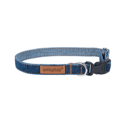 OBROŻA REGULOWANA DENIM XL GRANATOWY
