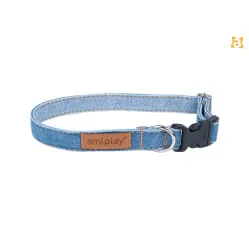 OBROŻA REGULOWANA DENIM S NIEBIESKI