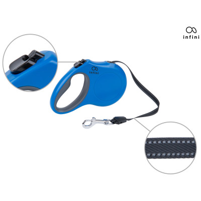 Infini smycz automatyczna L do 25kg