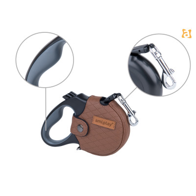 Infini smycz automatyczna XL do 50kg w obudowie New York