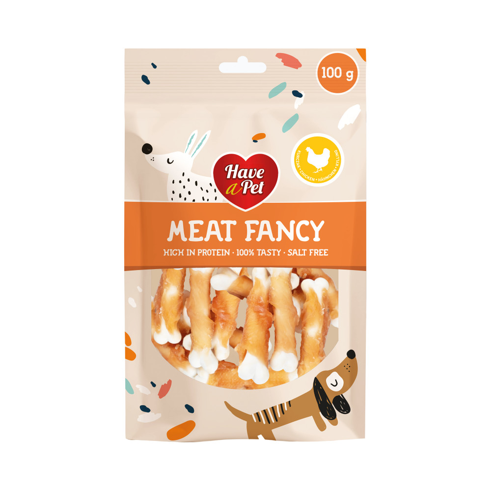 HAP FANCY KOSTKI Z KURCZAKIEM 100 G