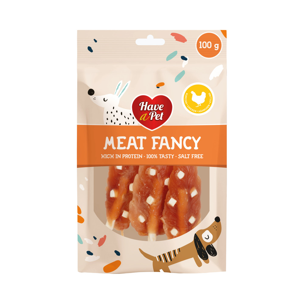 HAP FANCY PAŁKI PIERŚ Z KURSZAK SER 100G